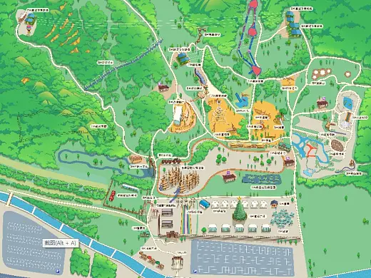 阿克塞景区手绘地图在紧急疏散与救援中的重要作用 ？